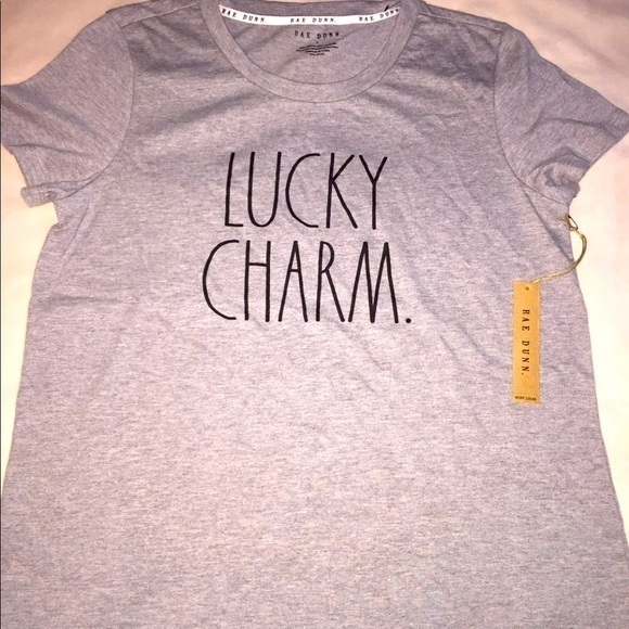 Rae‎ Dunn LUCKY CHARM Shirt - Picture 1 of 4